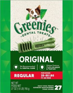 Greenies Original Regular Natural Dog Dental Care Pros, Cons & reviews